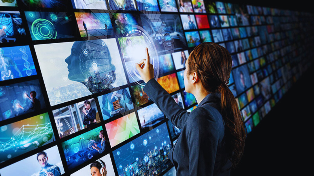 glass entertainment center