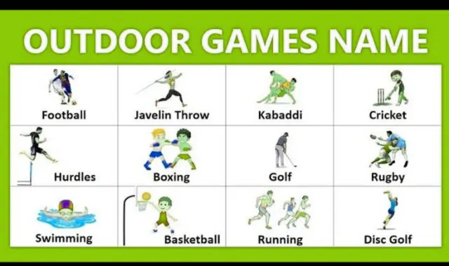 outdoor games name